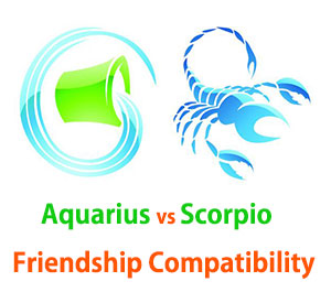 Aquarius and Scorpio Friendship Compatibility