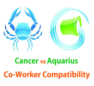 Cancer and Aquarius Co-Worker Compatibility 