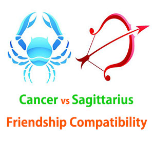 Cancer and Sagittarius Friendship Compatibility