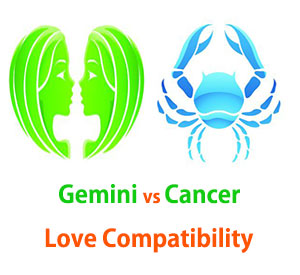Gemini and Cancer Love Compatibility
