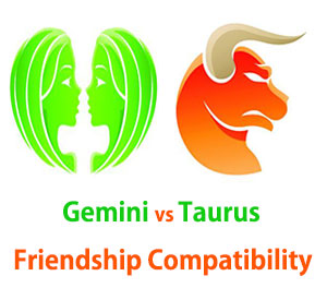 Gemini and Taurus Friendship Compatibility