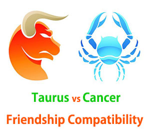 Taurus and Cancer Friendship Compatibility