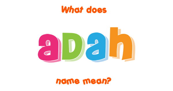 adah-name-meaning-of-adah