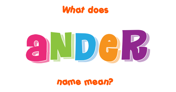 Is Ander A Spanish Name