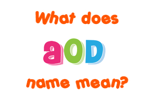 Meaning of Aod Name