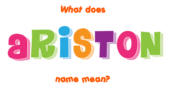 ariston name meaning