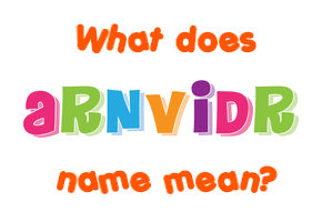 Meaning of Arnviðr Name