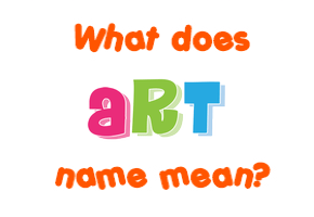 Meaning of Art Name