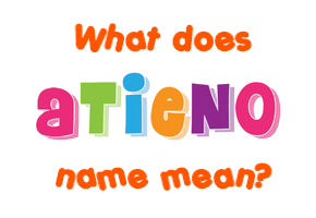 Meaning of Atieno Name