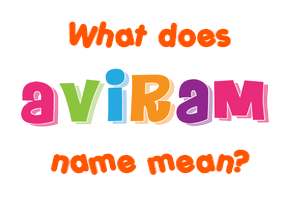 Meaning of Aviram Name