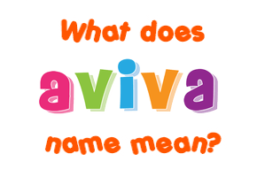 Meaning of Aviva Name