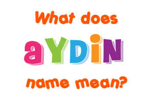 Meaning of Aydin Name