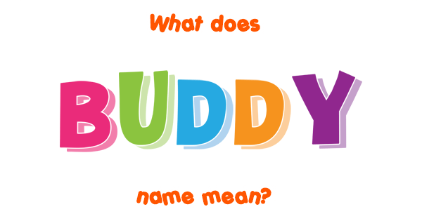 Buddy Name Meaning Of Buddy