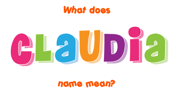 Claudia Meaning.html