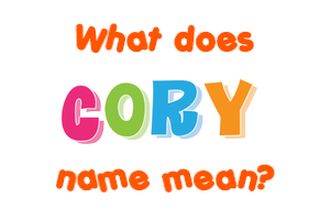 Meaning of Cory Name