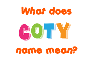 Meaning of Coty Name