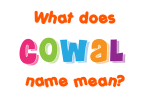 Meaning of Cowal Name