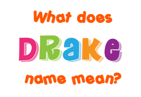 Meaning of Drake Name