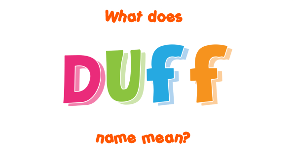 duff-name-meaning-of-duff