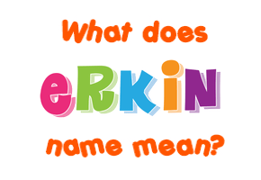 Meaning of Erkin Name