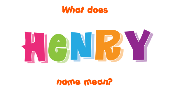 Como é o nome Henry em inglês?