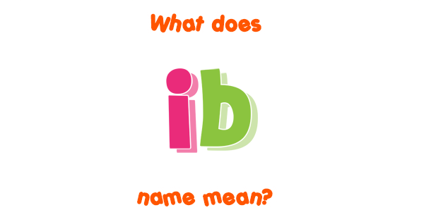 ib meaning