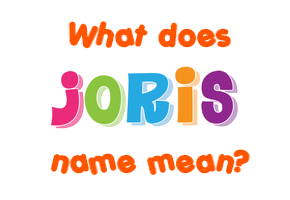 Meaning of Joris Name