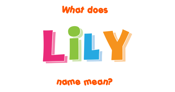 What Does The Name Lily Mean In Latin