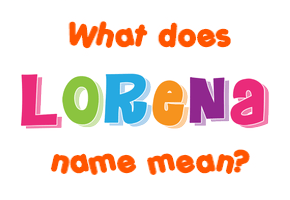 Meaning of Lorena Name