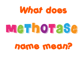 Meaning of Methotase Name