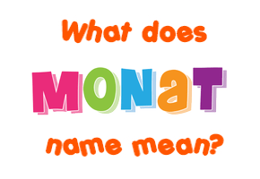 Meaning of Monat Name