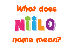 Meaning of Niilo Name