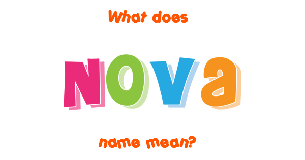 nova meaning in english