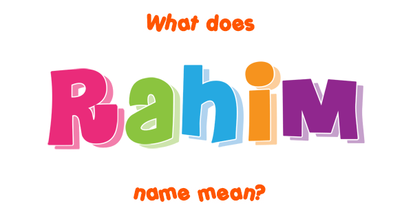 rahim name