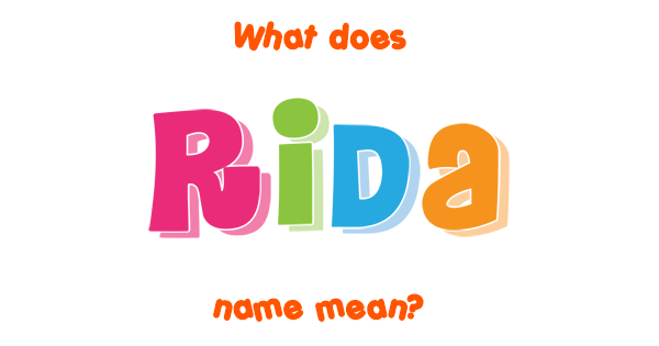 Rida Meaning In Arabic