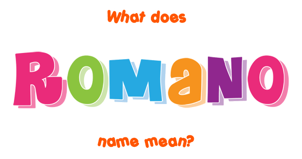 what-does-roman-name-mean