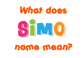 Meaning of Simo Name