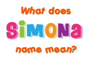 Meaning of Simona Name