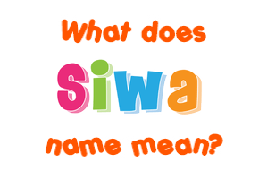 Meaning of Šiwa Name