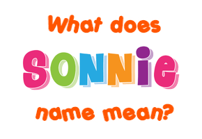 Meaning of Sonnie Name