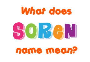 Meaning of Soren Name