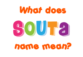 Meaning of Souta Name