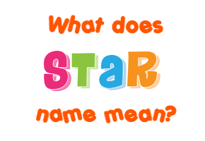 Meaning of Star Name