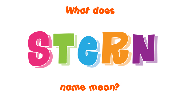 stern-name-meaning-of-stern