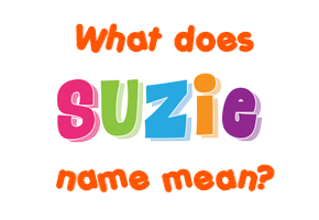 Meaning of Suzie Name