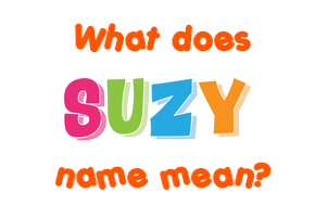 Meaning of Suzy Name