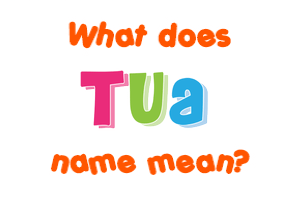 Meaning of Tua Name