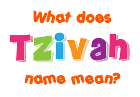 Meaning of Tzivah Name